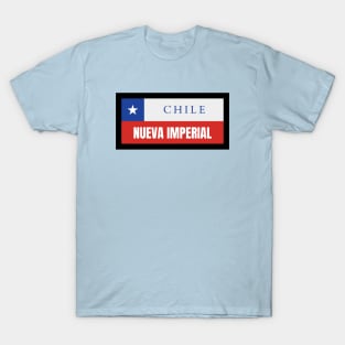 Nueva Imperial City in Chile Flag T-Shirt